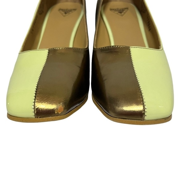 John Fluevog Tasty Vogs Lucienne Two-Tone Mod Pump Women Size 8.5 - Picture 3 of 12